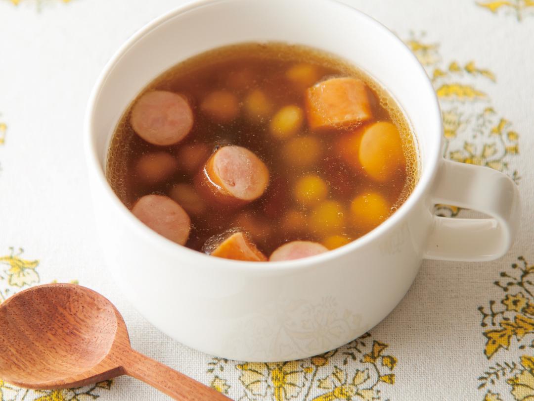豆のジンジャースープ