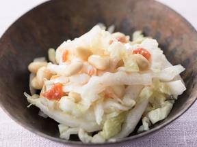 白菜と豆のコールスロー